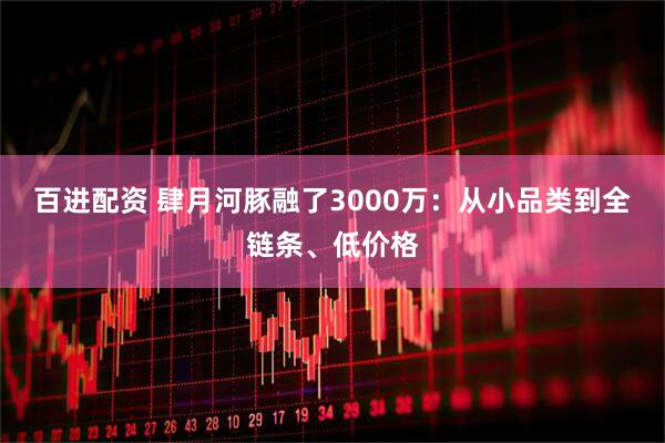 百进配资 肆月河豚融了3000万：从小品类到全链条、低价格